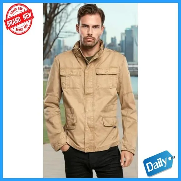 Men's Weatherproof Field Jacket Classic Retro Oversized Fit Active Outdoor